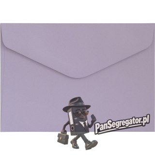 Koperta C6 gładki lawendowy satynowany 130g. (10szt.) 280234 Galeria Papieru
