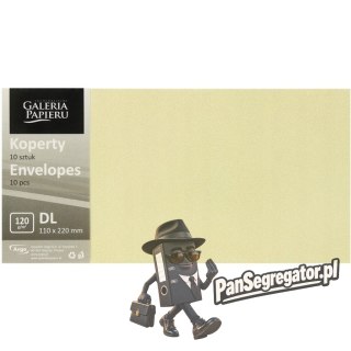 Koperta DL MILLENIUM kremowy 120g. (10szt.) 280127 Galeria Papieru
