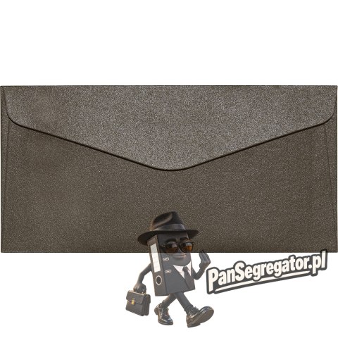 Koperta DL Pearl brązowy K 150g (10szt.) 280199 Galeria Papieru