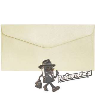 Koperta DL Pearl kremowy K 150g. (10szt.) 280141 Galeria Papieru