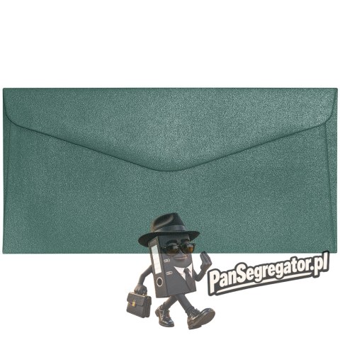 Koperta DL Pearl zielony K (10szt.) 150g 280144 Galeria Papieru