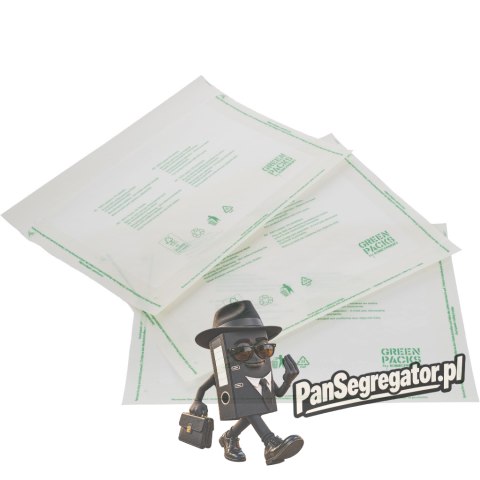 Koperta kurierska/przylga C5 (500szt) ekologiczna papierowa etikkC5aogreen EMERSON