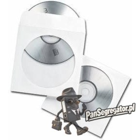 Koperta na CD z okienkiem SK biała 90g (1000) (33020127) NC KOPERTY
