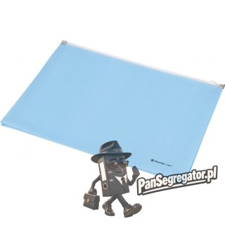 Koperta z suwakiem A4 niebieska przestrzenna C4611 0410-0038-03 Panta Plast