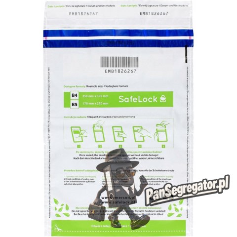 Koperty bezpieczne B4 (100sztuk) ekologiczne kolorowe ikb250385Beko100 EMERSON