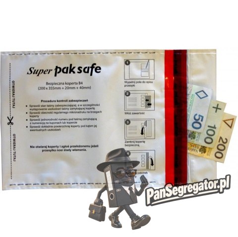 Koperty bezpieczne(Bankowe) AMERSAFE B4 HK 50sztuk NC