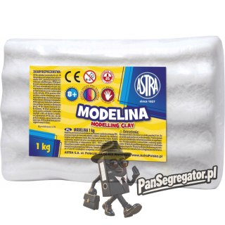Modelina termoutwardzalna 1kg biała 304111012 ASTRA