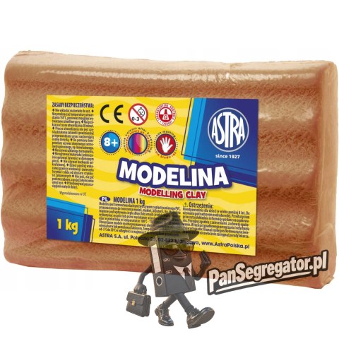 Modelina termoutwardzalna 1kg brązowa 304111002 ASTRA