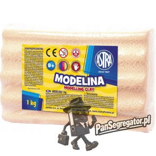 Modelina termoutwardzalna 1kg cielista beżowa 304111001 ASTRA