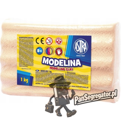 Modelina termoutwardzalna 1kg cielista beżowa 304111001 ASTRA