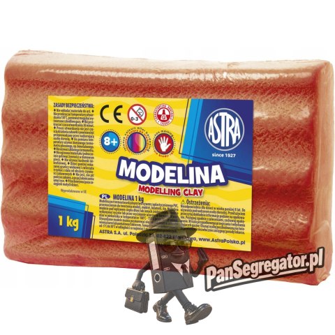 Modelina termoutwardzalna 1kg czerwona 304111009 ASTRA