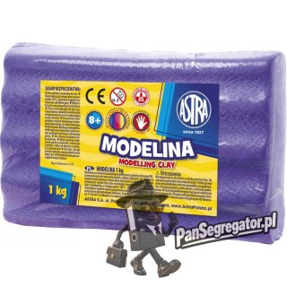 Modelina termoutwardzalna 1kg fioletowa 304111003 ASTRA