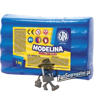 Modelina termoutwardzalna 1kg niebieska 304111010 ASTRA