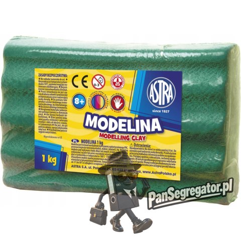 Modelina termoutwardzalna 1kg zielona 304111008 ASTRA