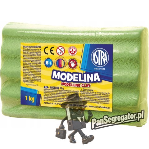 Modelina termoutwardzalna 1kg zielona jasna 304111005 ASTRA