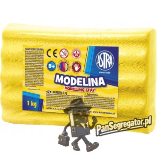Modelina termoutwardzalna 1kg żółta 304111011 ASTRA
