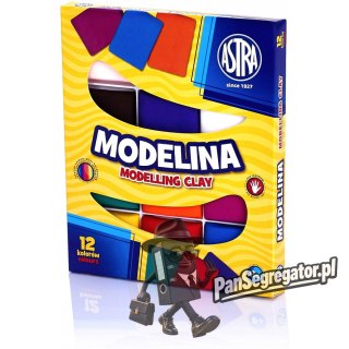 Modelina termoutwardzalna zestaw 12 kolorów 304110001 ASTRA
