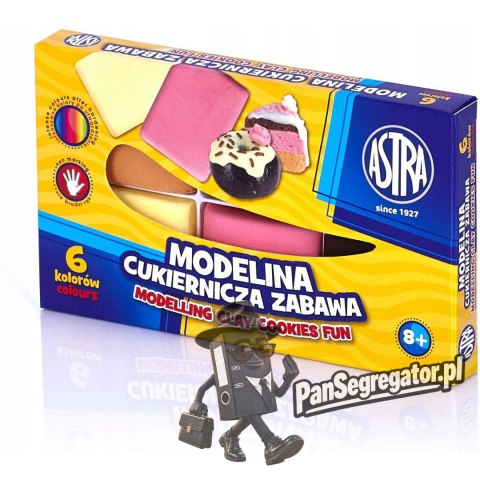 Modelina termoutwardzalna zestaw 6 kolorów CUKIERNICZA ZABAWA 304114001 ASTRA