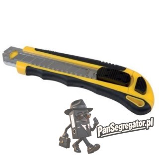 Nóż pakowy PROFESSIONAL z blokadą żółto-czarny, gumowa rękojeść 7948001PL-99 DONAU