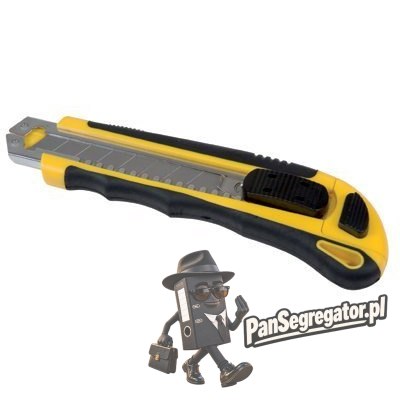 Nóż pakowy PROFESSIONAL z blokadą żółto-czarny, gumowa rękojeść 7948001PL-99 DONAU