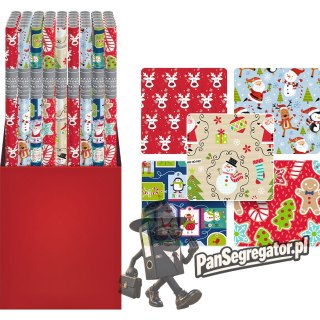 Papier świąteczny CHRISTMAS KIDS 200x70cm INTERDRUK