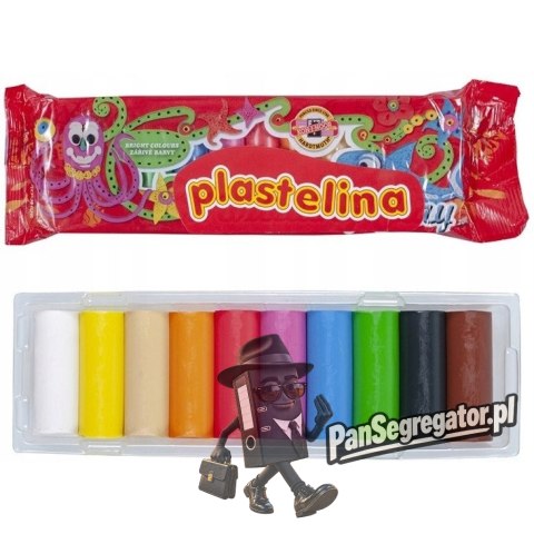 Plastelina 10 kol. 200G 1315S10 KOH-I-NOOR