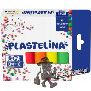 Plastelina 6 kolorów 400167089 OXFORD