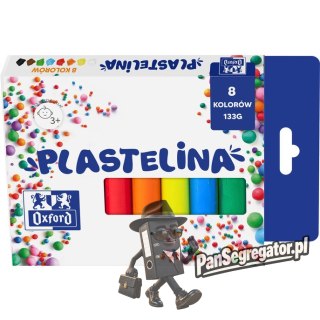 Plastelina 8 kolorów 400167088 OXFORD