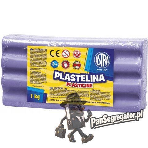 Plastelina Astra 1 kg jasno fioletowa 303111011