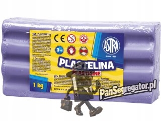 Plastelina Astra 1 kg jasno fioletowa 303111011