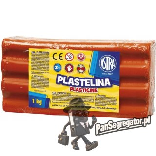 Plastelina szkolna dla dzieci 1kg czerwona 303111006 ASTRA