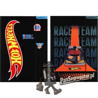 Teczka z gumką A4 HOT WHEELS czarna mix 583290 STARPAK