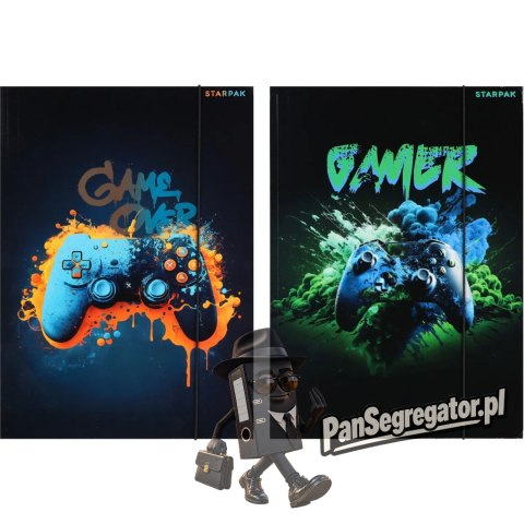 Teczka z gumką A4 PAD GAMER mix 583293 STARPAK