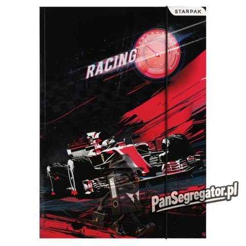 Teczka z gumką A4 RACING mix 583302 STARPAK