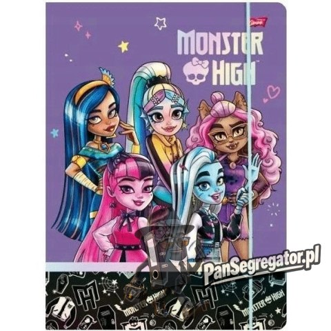 Teczka z gumką na dokumenty A4 MONSTER HIGH UNIPAP