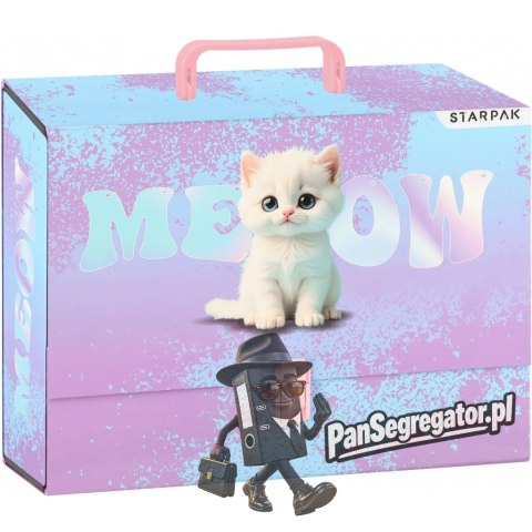 Teczka z rączką A4 9cm CUTE KITTY 583306 STARPAK