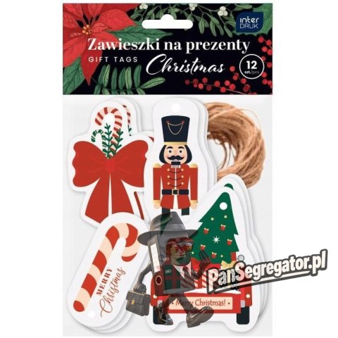 Zawieszki na prezenty CHRISTMAS INTERDRUK