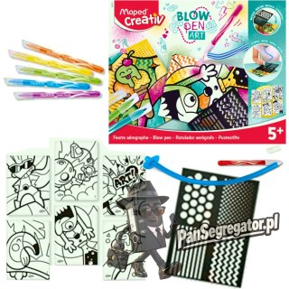 Zestaw flamastry dmuchane Blowpen POP`ART 846715 CREATIV MAPED