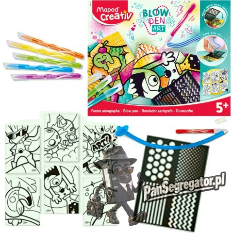 Zestaw flamastry dmuchane Blowpen POP`ART 846715 CREATIV MAPED