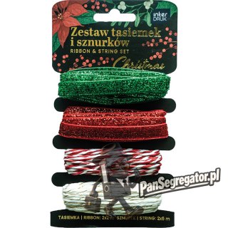 Zestaw tasiemek i sznurków CHRISTMAS INTERDRUK
