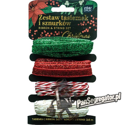 Zestaw tasiemek i sznurków CHRISTMAS INTERDRUK
