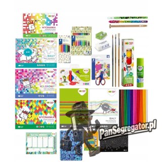 Zestaw wyprawka szkolna PREMIUM KIDS HA 3SET BTS4 HAPPY COLOR