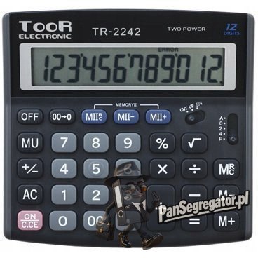 Kalkulator TR2242 12pozycji TOOR 120-1458 KW