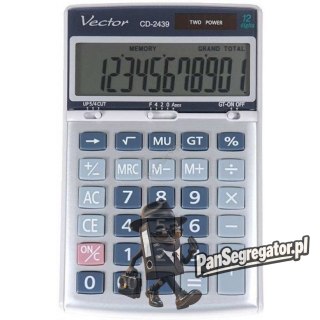 Kalkulator VECTOR CD-2439 12p
