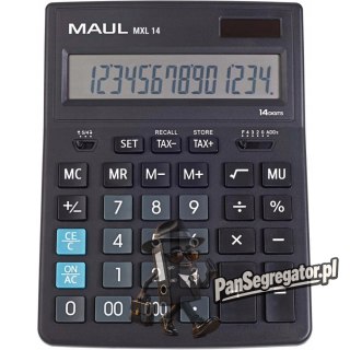 Kalkulator biurkowy BUSINESS MXL14 14-pozycyjny oblicznie podatku czarny 72674/90 ML MAUL