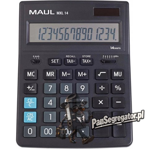 Kalkulator biurkowy BUSINESS MXL14 14-pozycyjny oblicznie podatku czarny 72674/90 ML MAUL