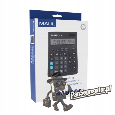 Kalkulator biurkowy BUSINESS MXL14 14-pozycyjny oblicznie podatku czarny 72674/90 ML MAUL