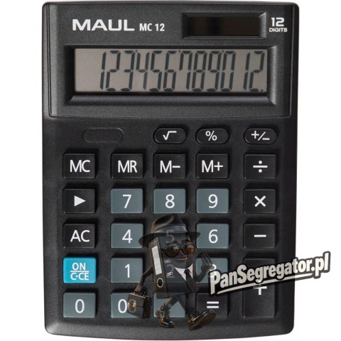 Kalkulator biurkowy COMPACT MC12 12-pozycyjny czarny 72658/90 ML MAUL