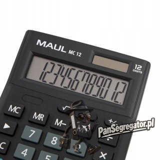 Kalkulator biurkowy COMPACT MC12 12-pozycyjny czarny 72658/90 ML MAUL