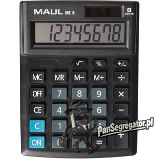 Kalkulator biurkowy COMPACT MC8 8-pozycyjny czarny 72650/90 ML MAUL